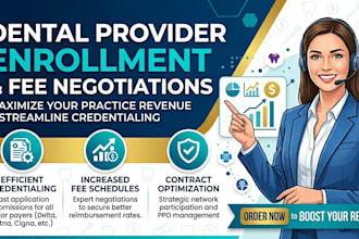 maximize your dental revenue with credentialing and fee negotiation