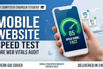 test your website mobile speed and performance issues