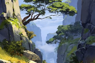 create concept art, illustration