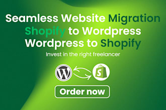 migrate shopify store migrate wordpress website clone website migrate to shopify