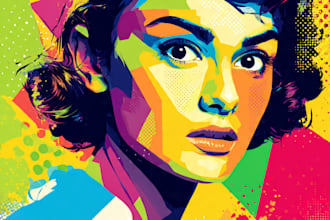 turn your photo into a pop art design