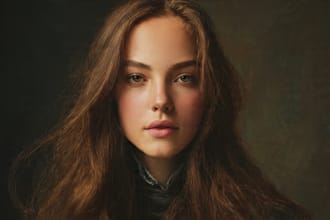 draw a portrait in a realistic style