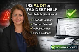 resolve irs audits, tax debt, settle back taxes and stop tax liens