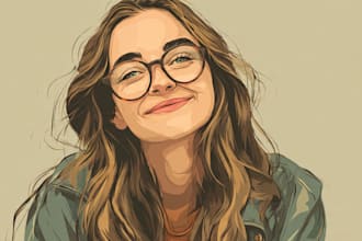 design custom vector portraits and high quality digital art