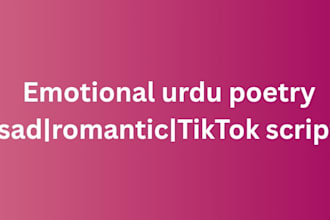 write emontional urdu sad poetry for you