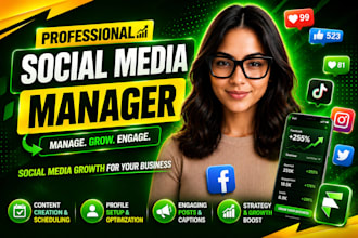 manage social media or be your instagram manager to get engagement and customers