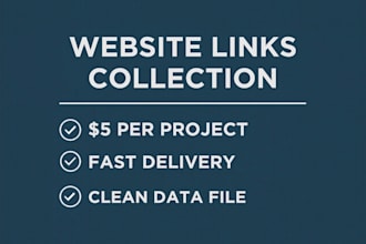 scrape website data into excel ,titles and links