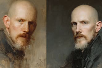 do oil painting portrait and illustrations digitally