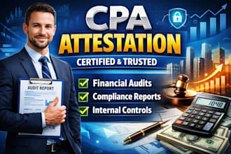 prepare CPA attestation, financial statements, and tax filiing