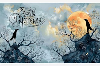draw artwork with vintage illustration style