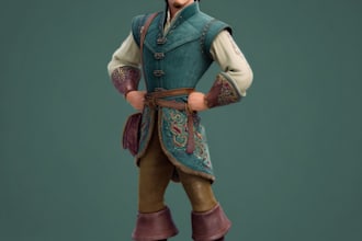 custom disney character portraits