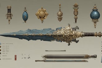 design weapon concept art