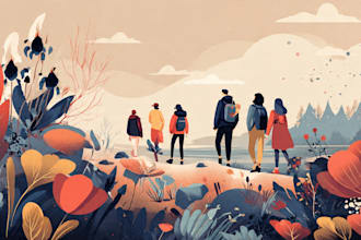 design flat vector illustrations