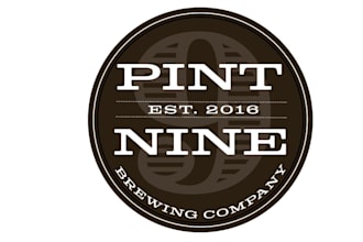 make custom beers cheers logo for pint nine brewing company