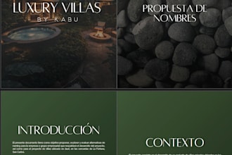create a clean professional canva presentation
