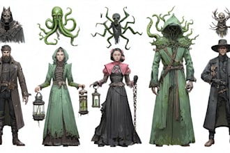 fantasy horror and fantasy horror character
