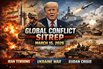 write a military news brief defense article or geopolitics sitrep