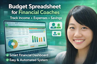 create excel budgeting spreadsheet for financial coaches and clients