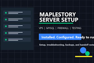set up your maplestory server on a vps