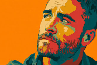 paint a any photo to vector art portrait