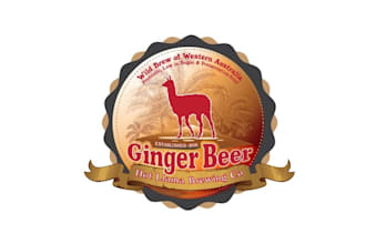 make remarkable fresh ginger beer logo for hot brewing co