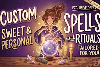 cast a unique custom ritual for your sweet success