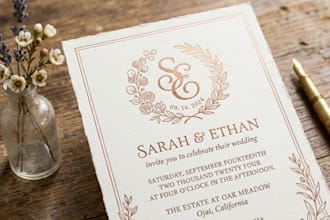 design personalized wedding logo for every couple