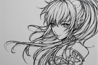 make anime tattoo design for you