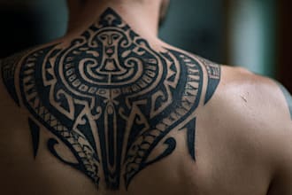 design traditional or modern tribal tattoo art