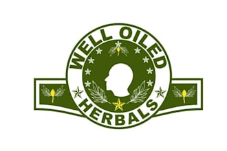 create a cosmic logo for a unique line of herbal products