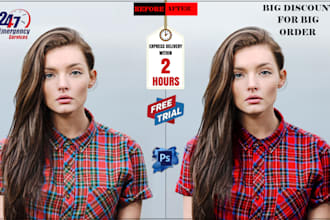 do color correction, recolor, pattern change in photoshop