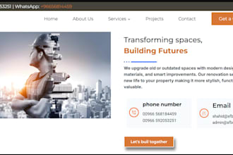build a wordpress website