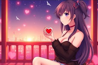 draw yuri anime, game, fanart, oc, sfw or nsfw art