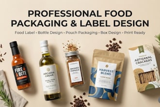 do modern food packaging design food packaging lables clean food label design