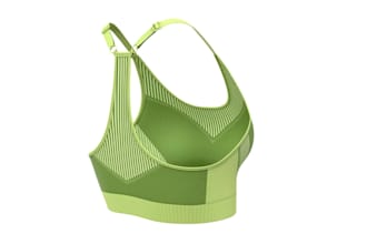 design 3d sports bra activewear gym wear with realistic mockups