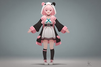 draw vtuber character, anime and game fanart, oc
