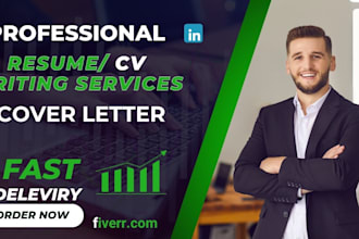 create professional CV, resume and cover letter in ms word