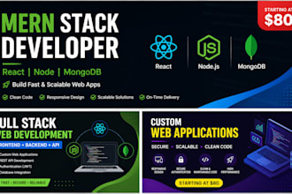 build a full stack mern web application