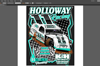 design high quality racing t shirt logo with unlimited revision