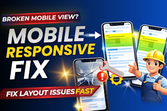 fix wordpress mobile responsive issues for all devices fast