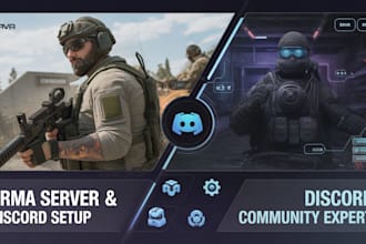 do custom arma reforger, arma 3, reeforger server, and discord bot configuration