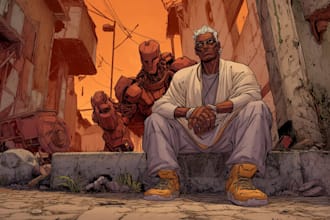illustrate comic book pages, covers, and graphic novel art