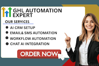 build ai crm automation chatbot and gohighlevel sales funnel system