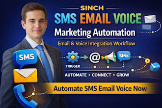 setup sinch sms marketing automation email voice integration workflow