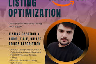 do amazon product listing, fix, optimize, and audit listings