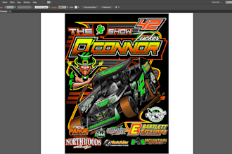 design high quality racing t shirt logo for your business with 24 hours