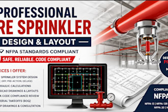 do fire sprinkler design, layout, notes to standards