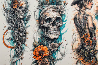 design professional creative tattoo design