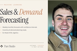 forecast your sales or demand using machine learning