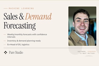 forecast your sales or demand using machine learning